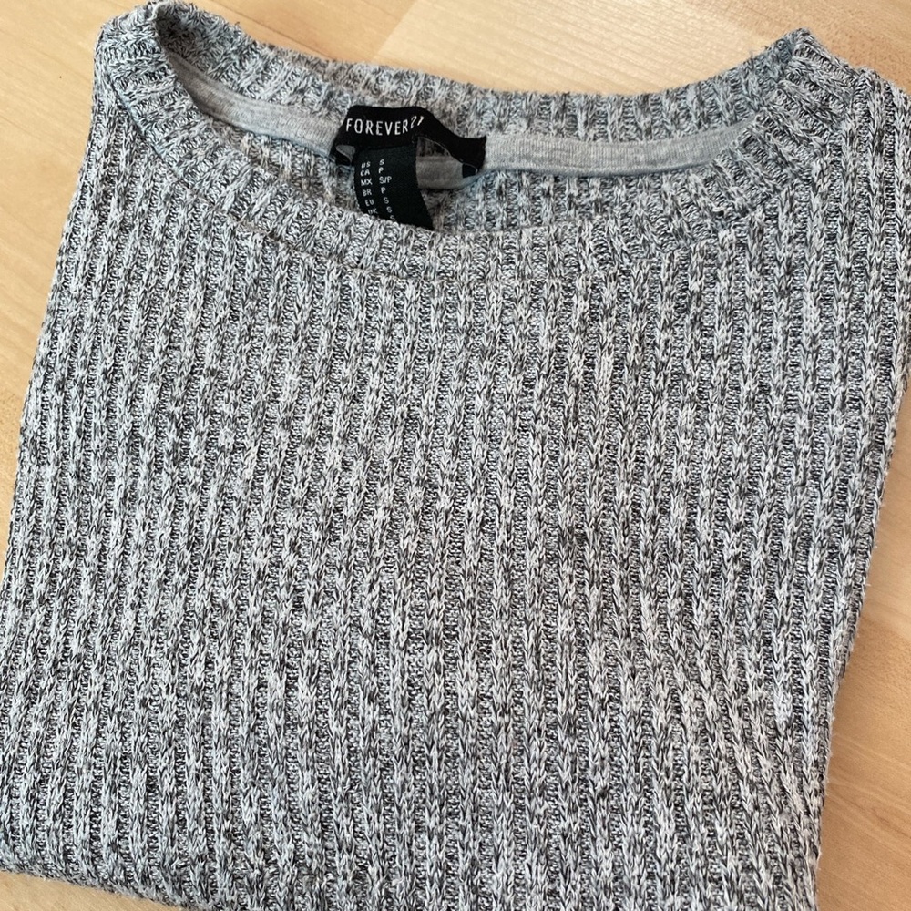 Knit ribbed shirt